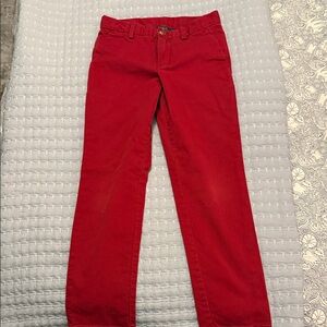 Polo by Ralph Lauren Boys Size 6 Red Straight Leg Chinos Khakis